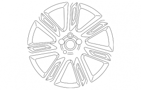 Wheel rim R20 x 8.5J Land Rover Range Rover Velar 18-26 black