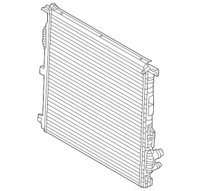 Land Rover Range Rover 22-25 4.4" Water Cooling Radiator