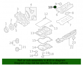 Engine oil filler neck BMW X5 F15 14-18 4.4T
