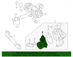 Water pump BMW 2 G42 23-25 M240i
