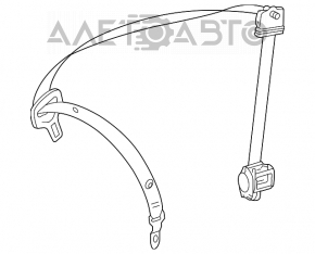 Front right belt tensioner for Mercedes X164 GL