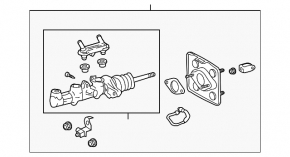 Toyota Prius 2004-09 Brake Master Cylinder
