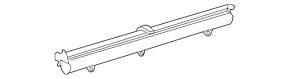 Black rear left door curtain for Audi A6 C8 19-25