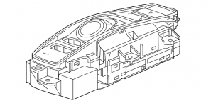 Gearbox selector Acura MDX 17-20 rest buttons