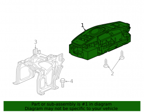 Gearbox selector Acura MDX 17-20 rest buttons