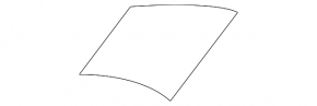 Upper dashboard trim for speakers, left, VW Passat B8 16-19 USA, black