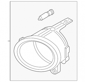 Left fog light for BMW 5 F10 11-16 M Pack