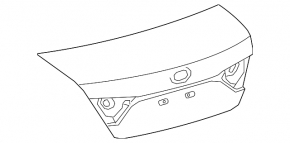 Toyota Camry V55 15-17 trunk lid (USA)