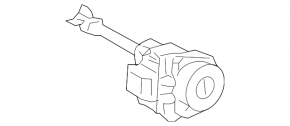 Front left door lock cylinder Lexus GS350 GS450h 08-11