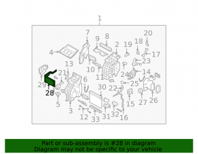 Subaru b10 Tribeca heater core
