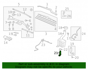 Acura MDX 14-20 Washer Fluid Level Sensor