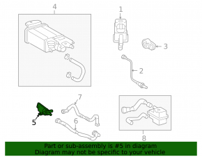 Fuel tank ventilation valve Toyota Camry v40 hybrid