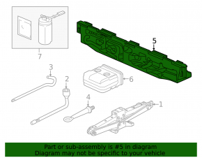 Foam for Acura MDX 14-20 tool