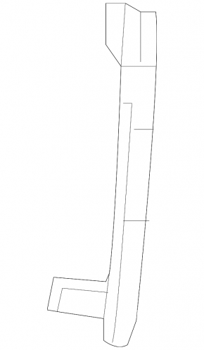 Front Right Door Glass Guide GMC Terrain 18-