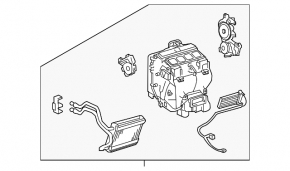 Heater assembly Toyota Camry v40