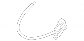 Mercedes A-class V177 19-22 trunk lid lock