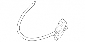 Mercedes A-class V177 19-22 trunk lid lock