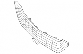 Lower grille of the front bumper Mercedes S-class W222 14-17