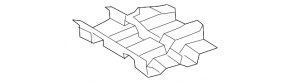 Mercedes W167 GLE 350 450 20-24 battery mount in the cabin
