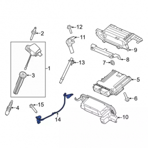 Lincoln Nautilus 19-23 Knock Sensor