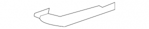 Front panel trim left Ford Explorer 20-23 wood, type 2