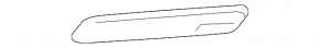 Reflector rear left Chevrolet Malibu 13-15