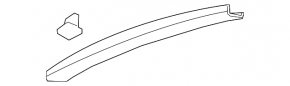Upper trim of the trunk door Chevrolet Volt 16 - gray