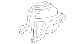 Engine mount left upper Acura TLX 15- 2.4