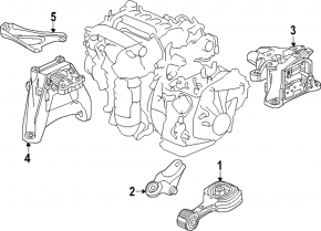 Rear engine mount Honda CRV 23- 1.5T