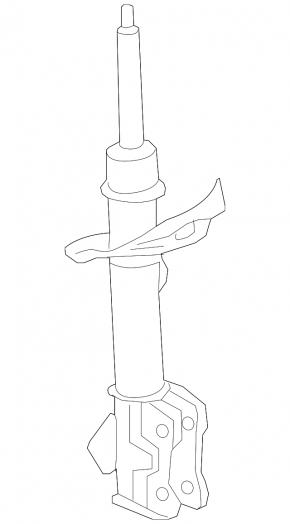Shock absorber front right Honda CRV 12-14 RAISO