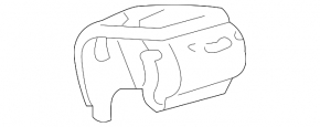 Front console trim with cup holder Toyota Prius 20 04-09 scratches