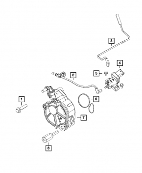 Vacuum valve Jeep Grand Cherokee WK2 14-19