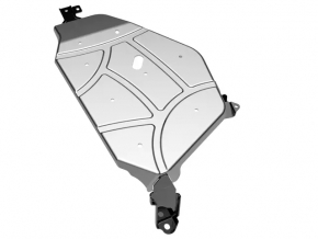 Fuel tank guard left Jeep Cherokee KL 14- Trailhawk, rust