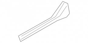 Inner rear left door sill plate for Infiniti G25 G35 G37 4d 06-15