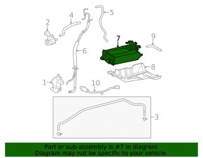 Carbon Canister Absorber Toyota Sienna 17-20 3.5