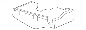 The lower fuse box cover under the hood of the Lexus LX 98-07