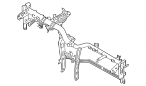Under-torpedo pipe reinforcement Hyundai Sonata 18-19