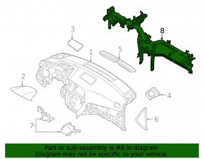 Under-torpedo pipe reinforcement Hyundai Sonata 18-19