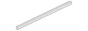 Glass seal inside rear left door Chevrolet Equinox 18-