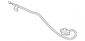Neutral gear emergency release cable with bracket Audi A5 F5 17- type 1
