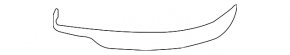 Side mirror cover left Subaru Forester 14-18 SJ lower
