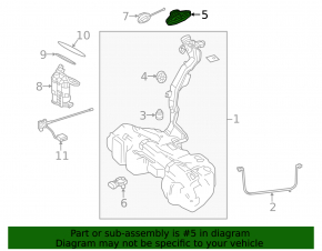 Fuel filler flap housing for Mercedes W213 E 300/350 17-23