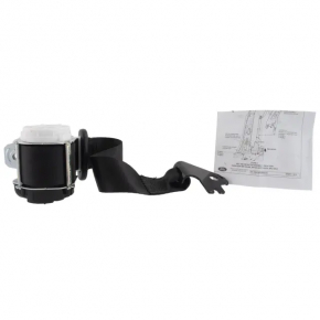 Rear seat belt central Ford Fusion mk5 17-20 black
