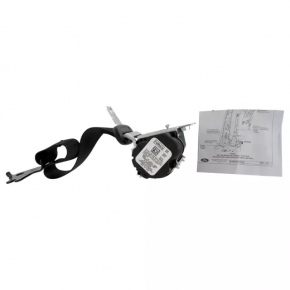Rear seat belt central Ford Fusion mk5 17-20 black