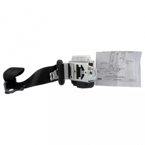 Rear seat belt central Ford Fusion mk5 17-20 black