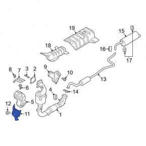 Lower manifold protection Ford Ecosport 18-21 1.0T