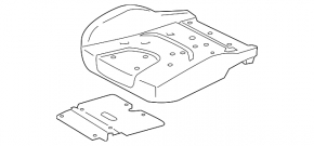 Occupant sensor for Ford Edge 15-24 without foam