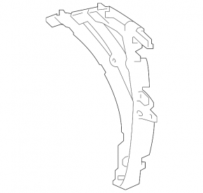 Rear bumper mount left wing Jaguar F-Pace X761 17-