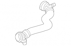 Upper radiator cooling hose BMW X5 F15 14-18 3.0D