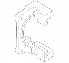 Front left caliper bracket for BMW X5 F15 14-18 (332/30mm)